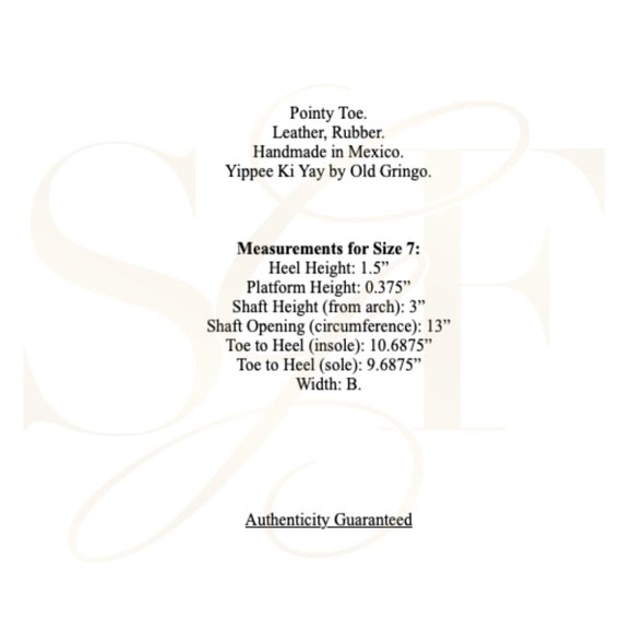 OLD GRINGO Leather Booties Intricate Ankle Shoes OG poshmark.com/closet/kreed324 - Picture 9 of 9